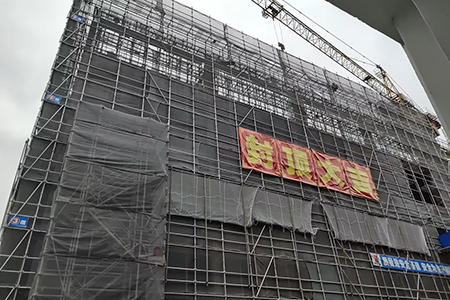 2024年10月19日江苏百纳医疗科技有限公司新建大楼顺利封顶